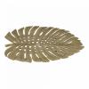 Gouden schaal bladvorm 30x36x5 cm